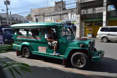 Davao-style jeepney on a city street