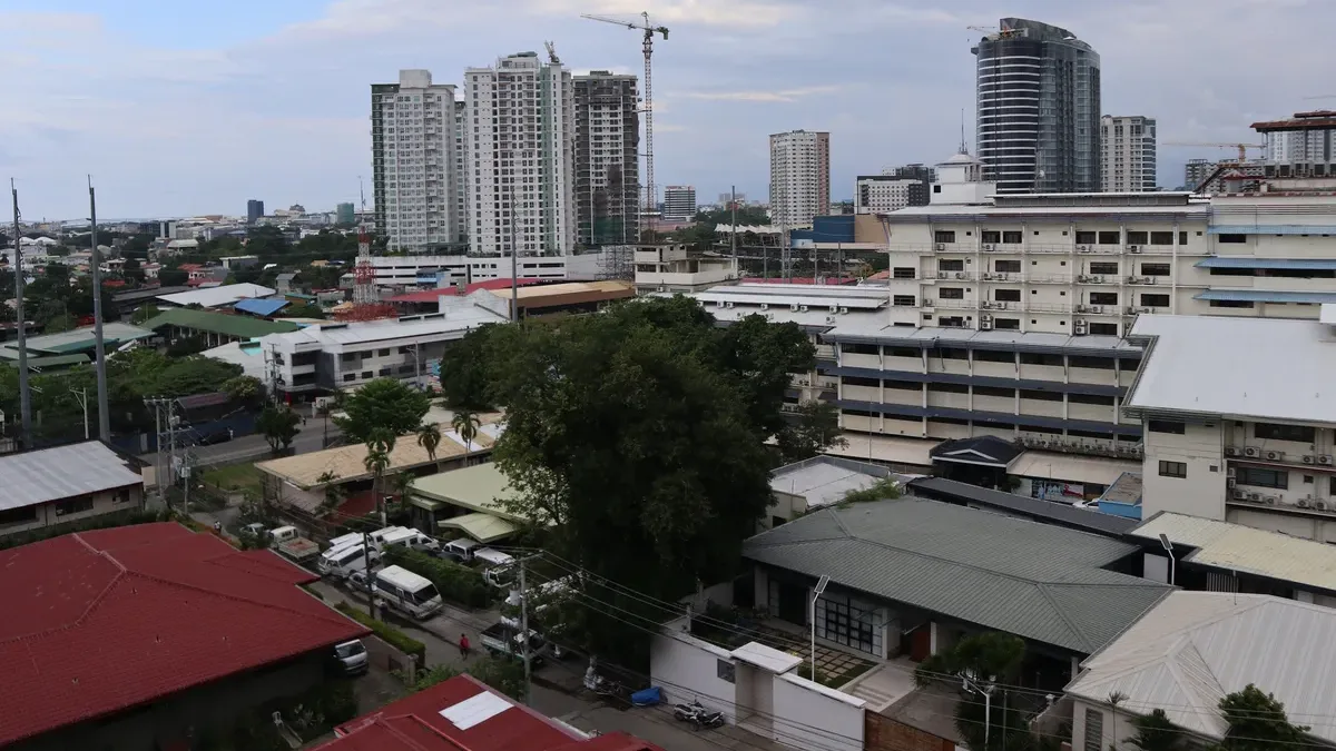 Bajada skyline showing residential condo towers in central Davao City