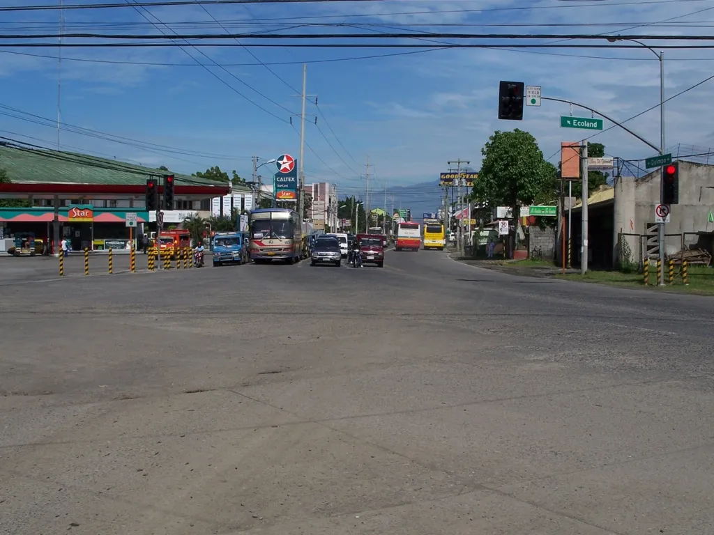 Quimpo Boulevard at the Ecoland Drive intersection in Davao City
