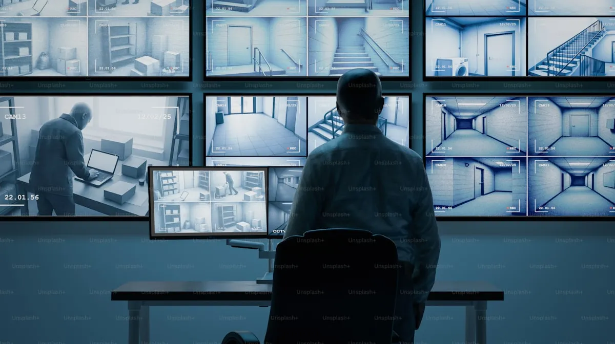 Security camera monitoring system