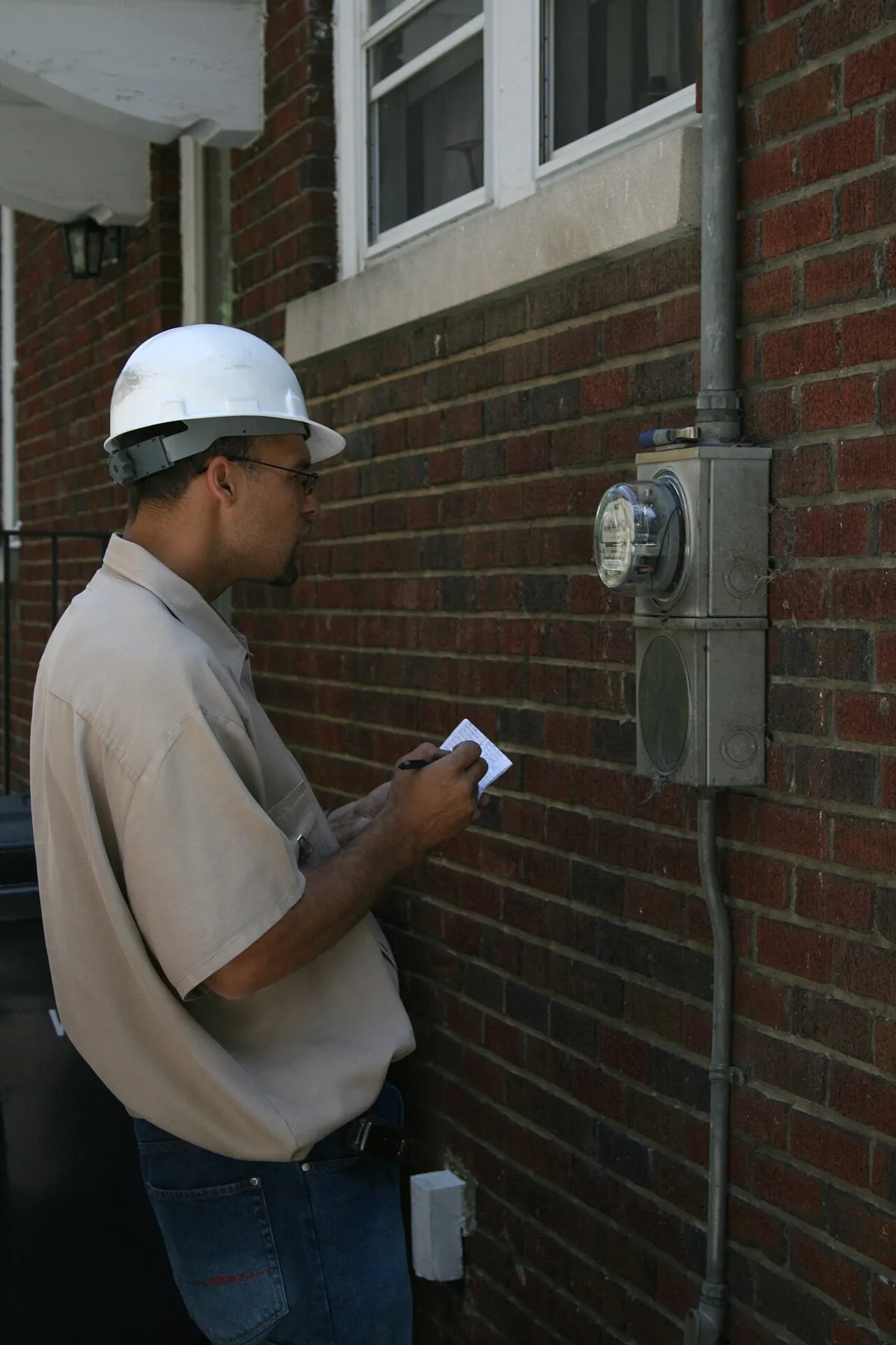 Residential electricity meter, used to compare DLPC and VECO rates
